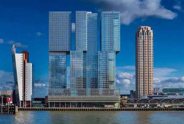 Luxe penthouse De Rotterdam 152m2 Zuidwest terras Jacuzzi