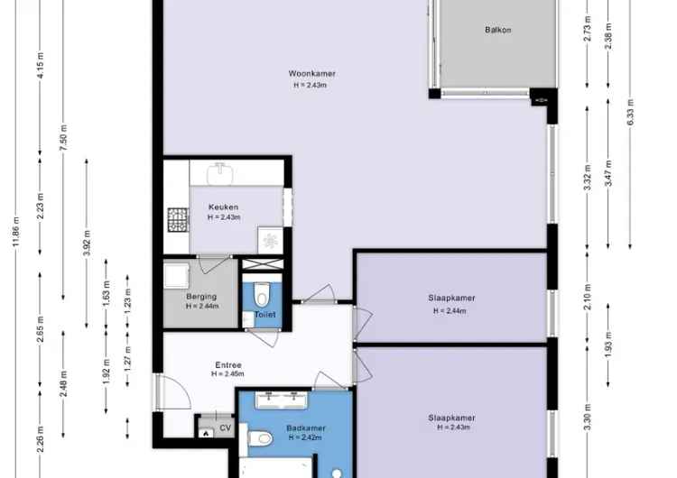 Ruim Hoekappartement Diemen 96m2 Zonnig Balkon Berging