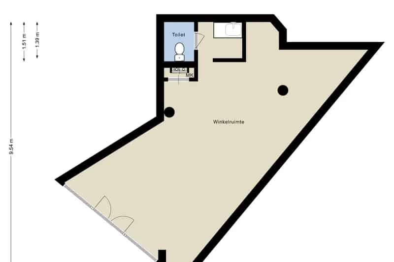 Winkelruimte te Huur Apeldoorn 50m² Kapelstraat
