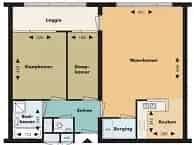 Appartement Tilburg Schoolstraat 85m2 3 kamers