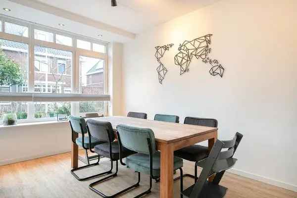 Grote geschakelde woning Gouda 5 slaapkamers 190m2 tuin