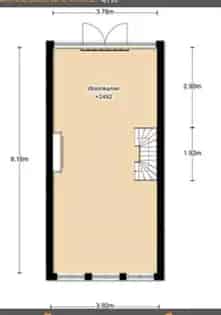 2 Kamer Huis 120m2 Amsterdam Jordaan Gemeubileerd Terras