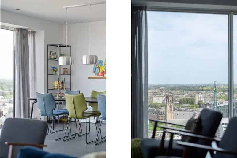 Luxe Appartement Rotterdam UpTown Panoramisch Uitzicht