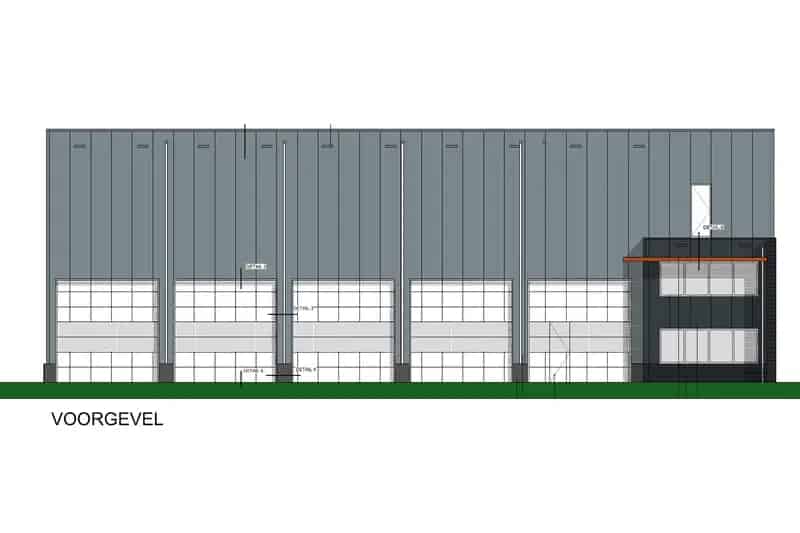 Bedrijfshal te huur Kampen 864m² Kantoorruimte Zonnepanelen