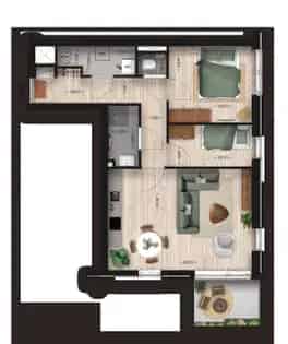 2 Kamer Appartement 66m2 Nieuwkoop Duurzaam Balkon Moderne Keuken