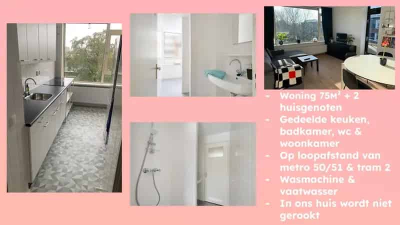 Kamer te huur Amsterdam Staalmanpleinbuurt