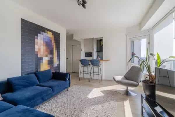 Licht appartement Rotterdam West  Uitzicht Balkon