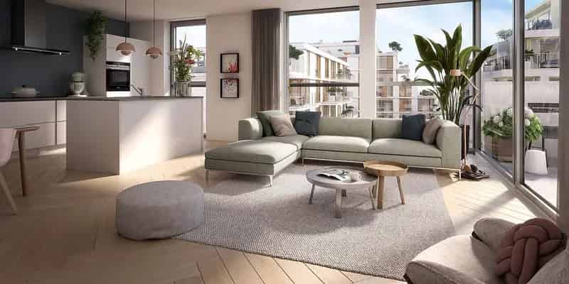 Amsterdam IJ: Licht 2-kamer appartement 52m² - Balkon - The Stack
