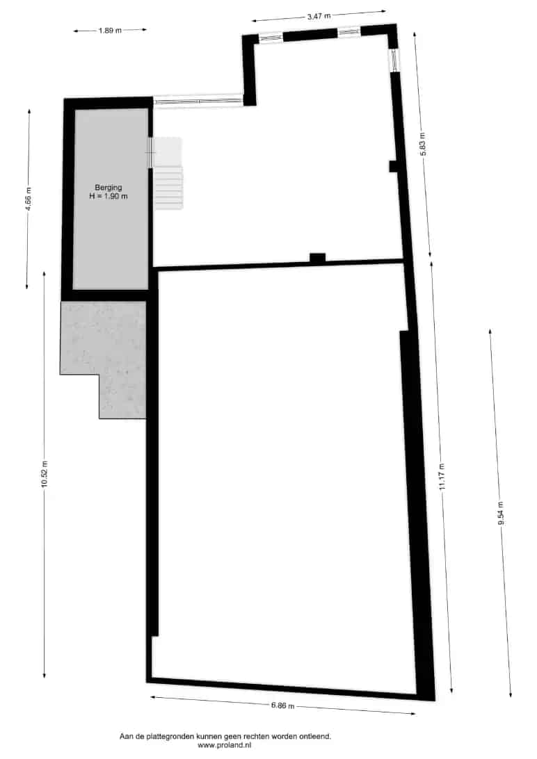 Winkelruimte Leeuwarden 131m²  Monumentale pand A1 locatie