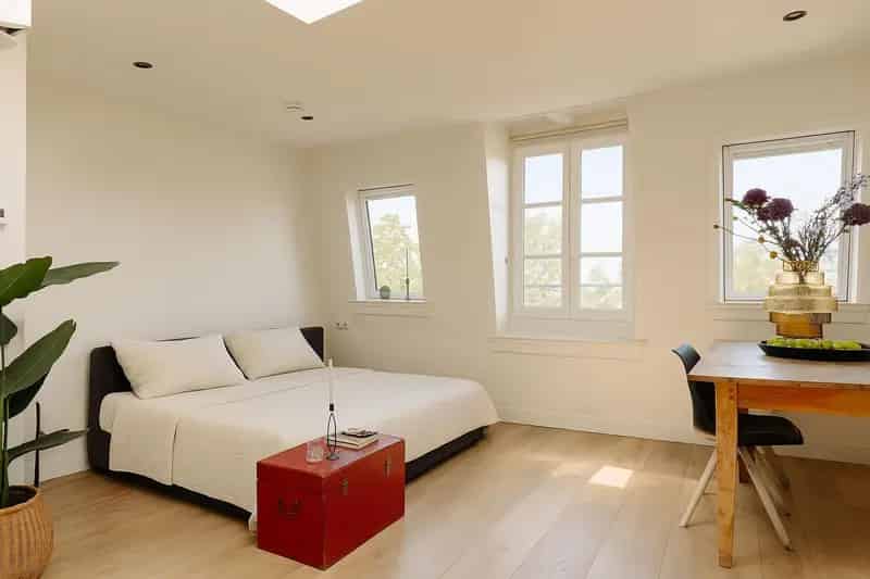 Amsterdamse Grachtenpand: 2 Studio's met Dakterras