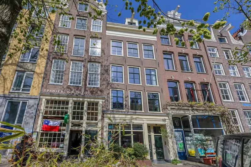 Dubbel bovenhuis Leliegracht Amsterdam: Rijksmonument Jordaan