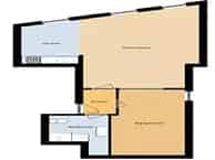 Appartement Breda Haagdijk 2 kamers 58m2