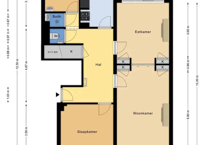 Ruim 4 Kamer Appartement Den Haag Bloemenbuurt 83m2