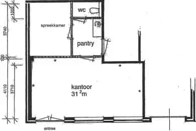 49m2 Kantoorruimte te Huur Moergestel