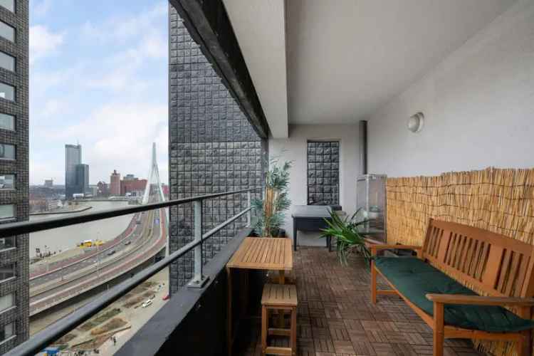 Rotterdam Appartement 100m2 3 Slaapkamers Uitzicht Maas