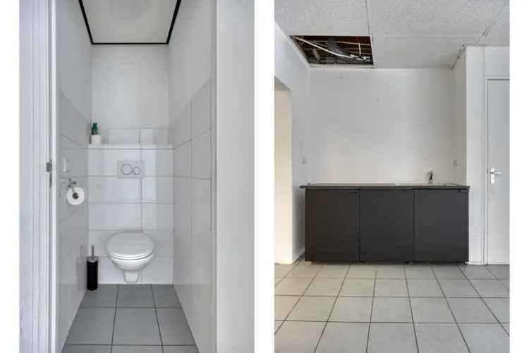 Bedrijfshal Leiderdorp 78m2 met Appartement 75m2