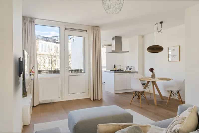 3 Kamer Appartement Amsterdam Oud West 57m2 Terras