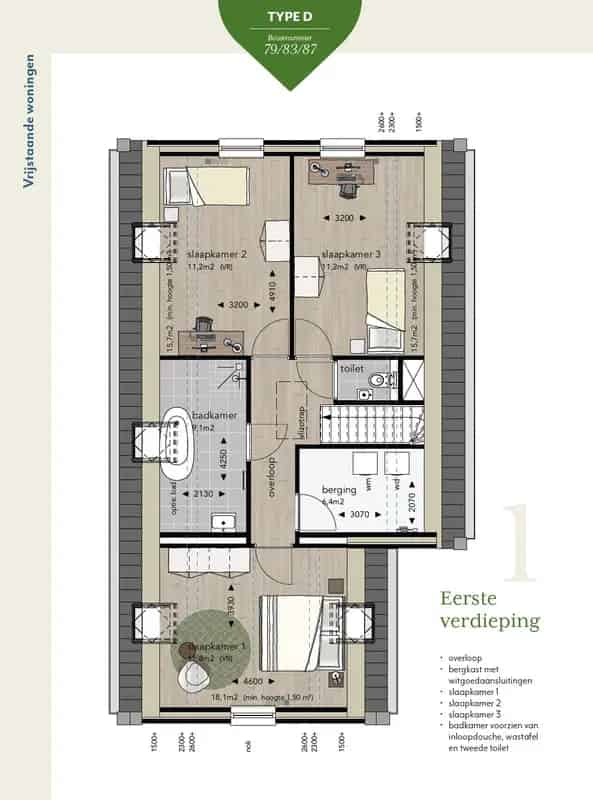 Vrijstaande Boerderijwoning Type D Nieuwe Tonge