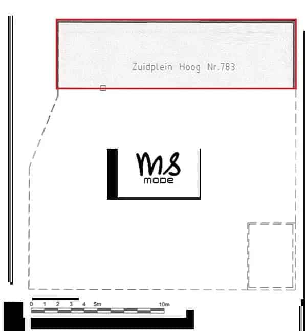 Winkel te huur Zuidplein Rotterdam 88m² Toplocatie