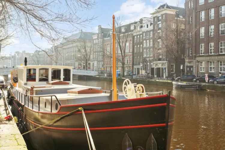 Uniek Woonschip Amsterdam Grachtengordel 95m² 2 Slaapkamers