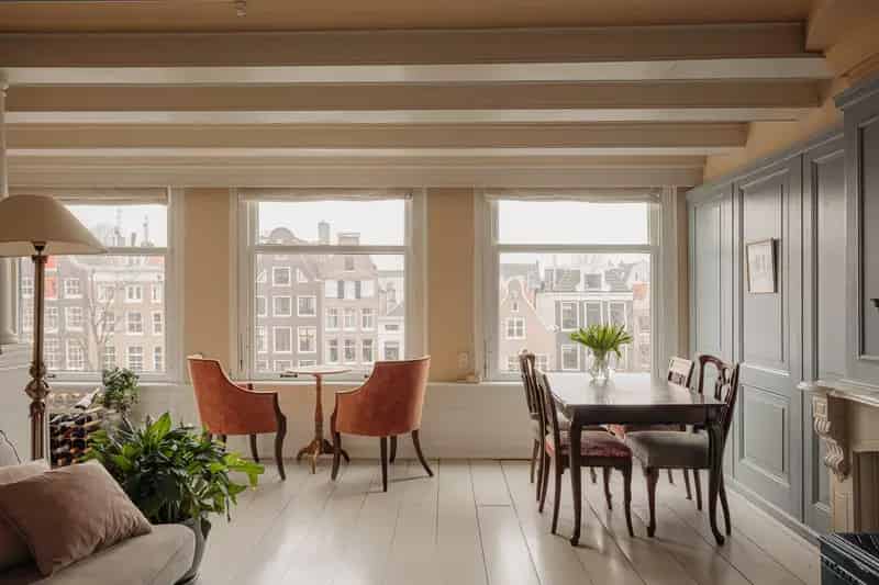 Appartement Prinsengracht Amsterdam 71m2 Uitzicht Amstel