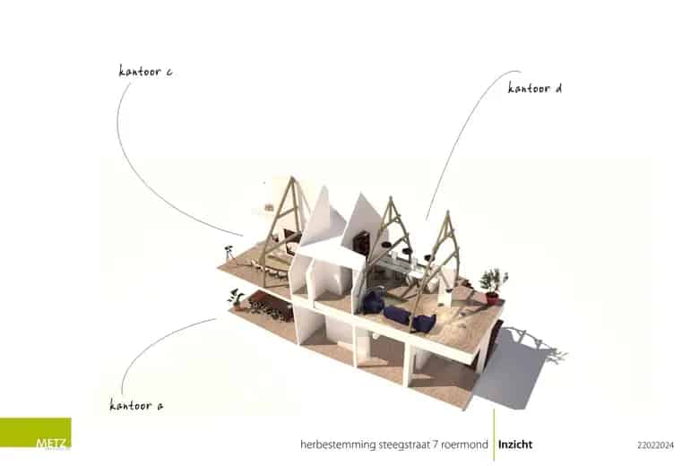 250m2 Kantoorruimte te huur Roermond Historisch Pand