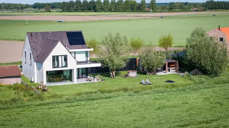 Luxe Vrijstaande Woning Cadzand Buitengebied Nabij Strand