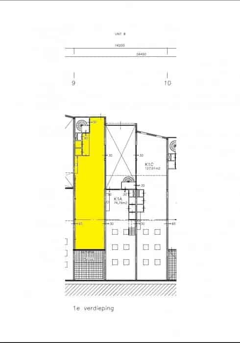 Kantoorruimte Amsterdam Noord Asterweg 115m2