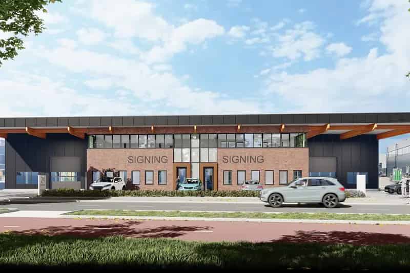 Bedrijfshal te Huur Ede 1769m² Kantoorruimte Parkeerplaatsen