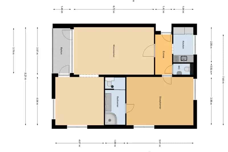 3 Kamer Appartement Zeist 88m2  Uitzicht Bos