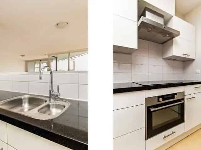 Appartement te huur Amsterdam: Ruim appartement aan de Amstel met balkon en parkeerplaats