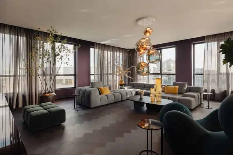 Luxe Penthouse Appartement Zuidas 220m² 70m² Terrassen