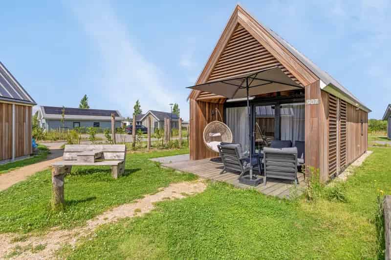 Duurzaam Tiny House 4 Personen Nieuwvliet Bad Nabij Strand