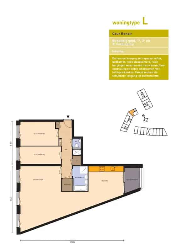 Maastricht Geusselpark appartement 2 slaapkamers 108m²