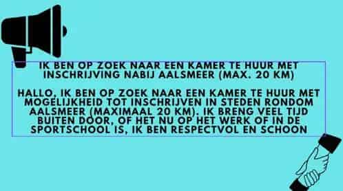 Kamer te Huur nabij Aalsmeer