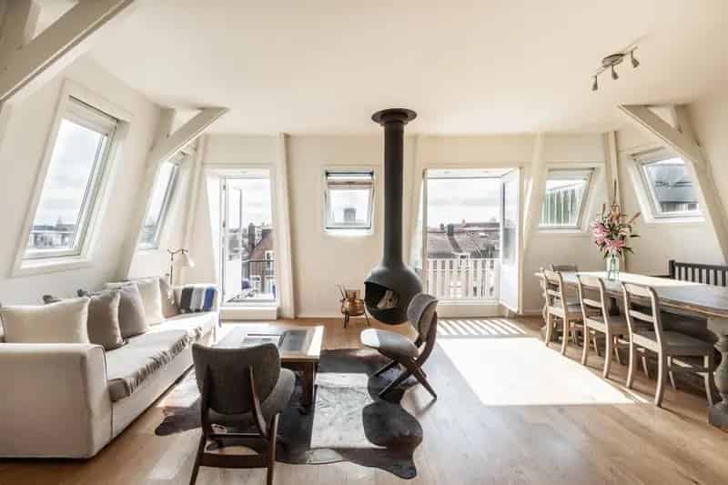 Appartement Stadhouderskade Amsterdam 81m2 Dakterras 2 slaapkamers