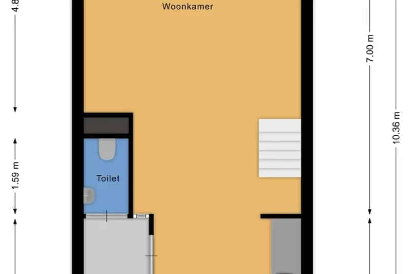 Maisonnette Hilversum Noord 2 slaapkamers tuin berging Energielabel A