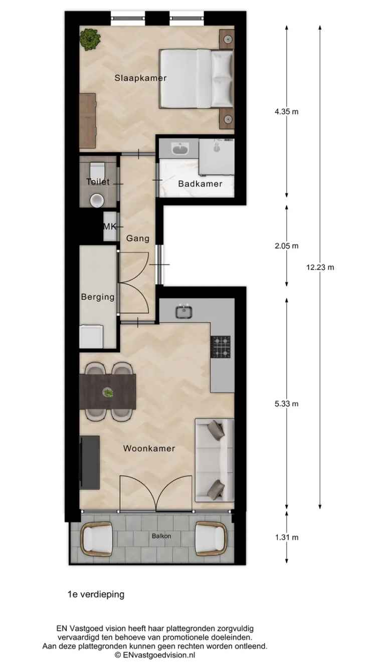 Tweekamerappartement Zaandam Balkon Zuiden Energielabel A+++
