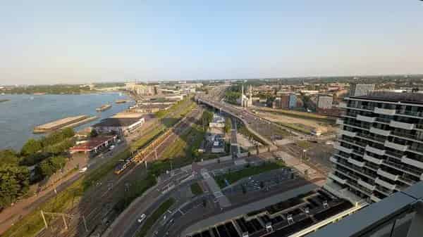 Te Huur: Luxe Appartement Rotterdam Zuid - 2 Slaapkamers - Panoramisch Uitzicht