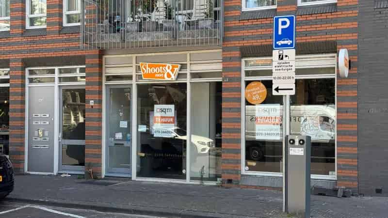 Winkelruimte te Huur Fluwelen Burgwal Den Haag 104m2