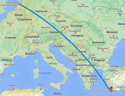 Vliegtickets Rhodos Weeze 1115-1400 te koop