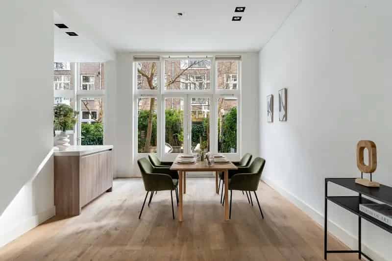 Appartement te koop Valeriusstraat Amsterdam 4 slaapkamers tuin