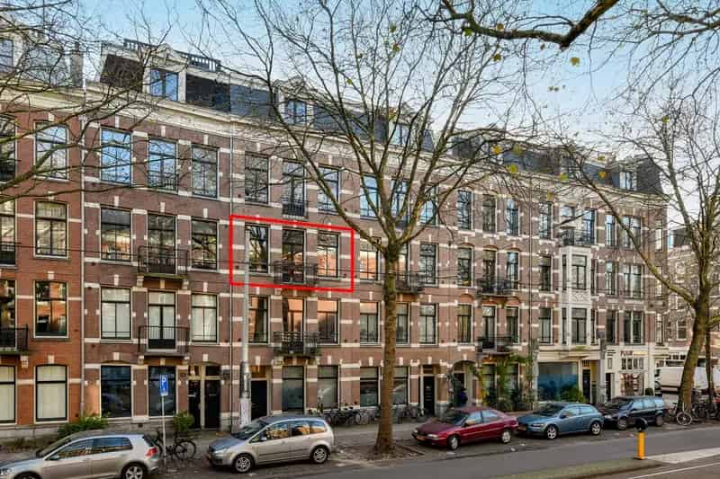 3-kamerappartement De Pijp 59m² ruim terras