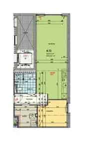 2 Kamer Appartement 55m2 Tilburg Centrum