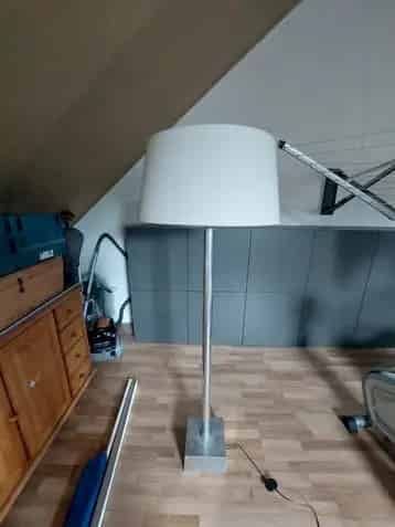 Staande Lamp RVS Wit - Modern Design