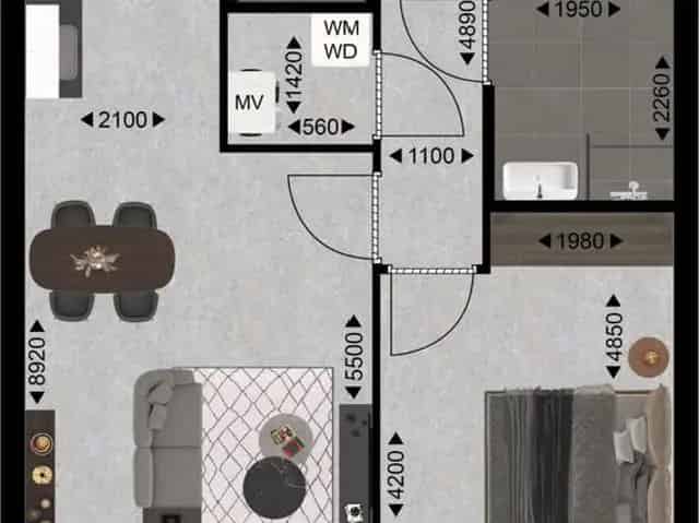 2 Kamer Appartement 63m2 Balkon Amsterdam