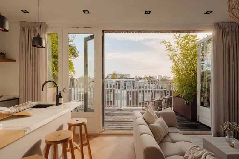 Luxe Appartement Oud-Zuid Amsterdam 56m2 Dakterras