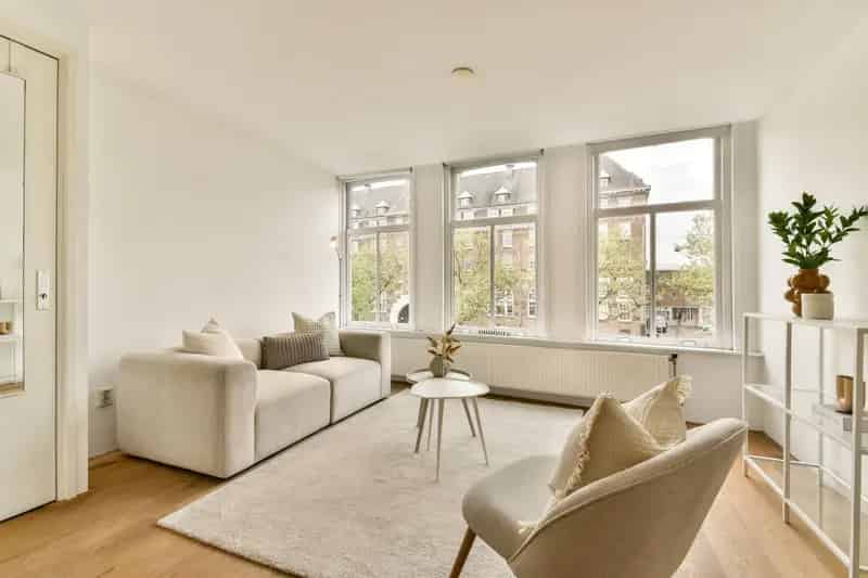 Appartement Amsterdam Jordaan 96m2 2 slaapkamers 2 badkamers patio