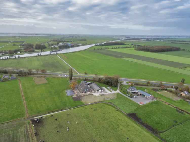 Woonboerderij met Werkplaats en Showroom nabij Tjerkgaast