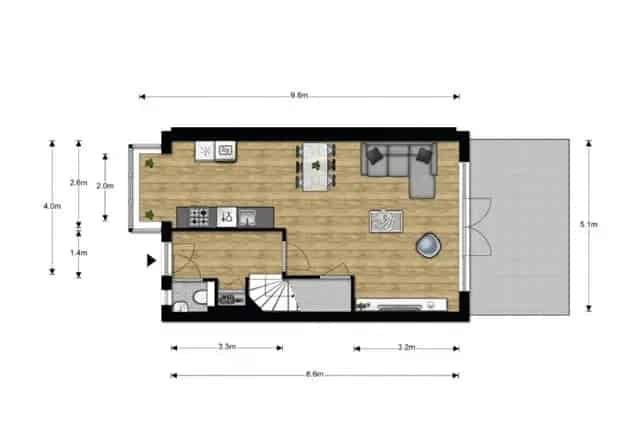 Eengezinswoning te huur Tilburg 5 kamers 120m2